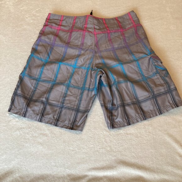 Hurley Men's Puerto Rico Blend Boardshort Gray Blue Fade Size 36 EUC - Picture 6 of 13